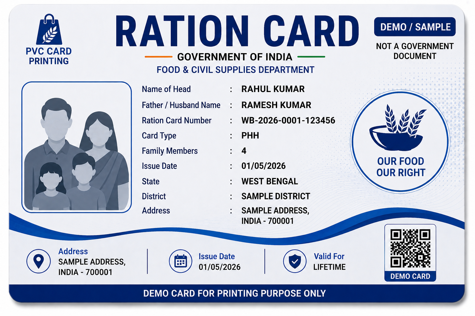 Retion Card PVC