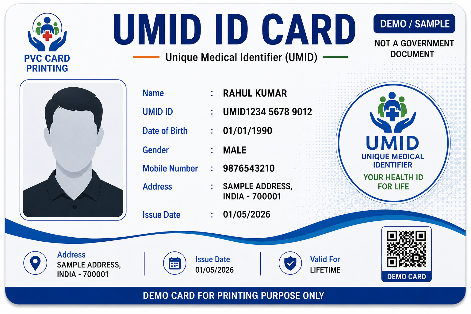 UMID Health Card PVC